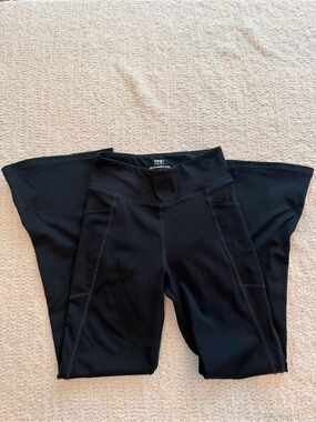 abercrombie kids black performance leggings